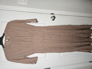 Sense of Place Beige Maxi Dress free size